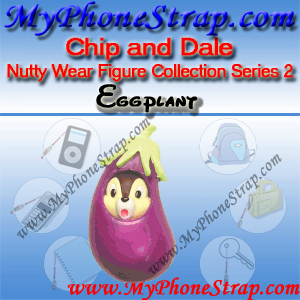 CHIP EGGPLANT BY TOMY ... US NUTTY WEAR FIGURE COLLECTION SERIES 2 DETAIL