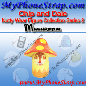 DALE MUSHROOM BY TOMY ... US NUTTY WEAR FIGURE COLLECTION SERIES 2 DETAIL