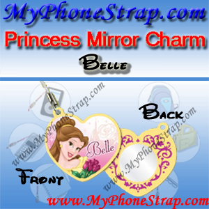 PRINCESS BELLE MIRROR CHARM COLLECTION 1 BY TOMY ... US LOVELY REFLECTIONS SERIES DETAIL