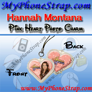 HANNAH MONTANA PINK HEART BY TOMY -- US PHOTO CHARM COLLECTION 1 DETAIL