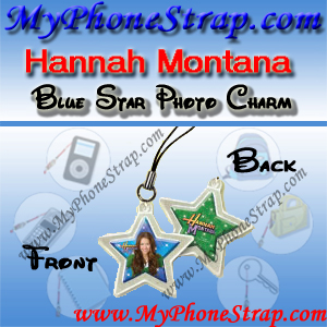 HANNAH MONTANA BLUE STAR BY TOMY -- US PHOTO CHARM COLLECTION 1 DETAIL