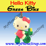 Click here for HELLO KITTY GREEN BIKE BY TOMY ... US FIGURE CHARM COLLECTION 2 RETRO SERIES Detail