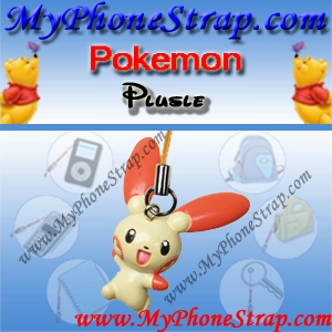 POKEMON PLUSLE BY TOMY ... US FUN FIGURE CHARMS SERIES 1 DETAIL