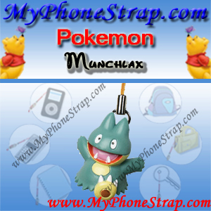 POKEMON MUNCHLAX BY TOMY ... US FUN FIGURE CHARMS SERIES 1 DETAIL
