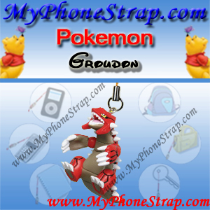 POKEMON GROUDON BY TOMY ... US FUN FIGURE CHARMS SERIES 1 DETAIL