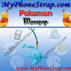 POKEMON MANAPHY BY TOMY ... US FUN FIGURE CHARMS SERIES 3 DETAIL