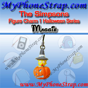 MAGGIE SIMPSON BY TOMY ... US FIGURE CHARM COLLECTION 1 HALLOWEEN SERIES DETAIL