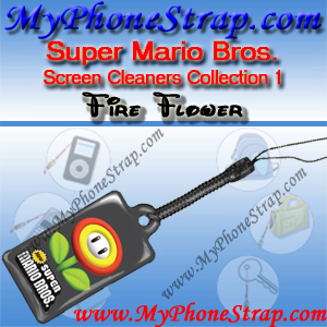 NINTENDO DS SUPER MARIO BROS. -- FIRE FLOWER -- BY TOMY -- US SCREEN CLEANERS COLLECTION 1 DETAIL