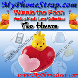 WINNIE THE POOH TWO HEARTS PEEK-A-POOH BY TOMY ... EUROPE MINI WINNIES LOVE COLLECTION DETAIL