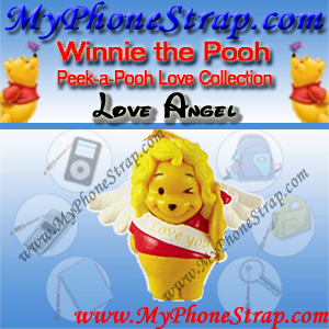 WINNIE THE POOH LOVE ANGEL PEEK-A-POOH BY TOMY ... EUROPE MINI WINNIES LOVE COLLECTION DETAIL