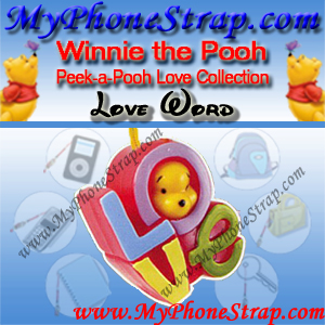WINNIE THE POOH LOVE WORD PEEK-A-POOH BY TOMY ... EUROPE MINI WINNIES LOVE COLLECTION DETAIL