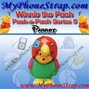 WINNIE THE POOH PARROT PEEK-A-POOH BY TOMY ... US SERIES 5 WILD EDITION DETAIL