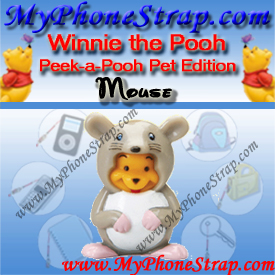 WINNIE THE POOH MOUSE PEEK-A-POOH BY TOMY ... US SERIES 6 PET EDITION DETAIL