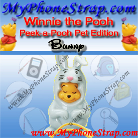 WINNIE THE POOH BUNNY PEEK-A-POOH BY TOMY ... US SERIES 6 PET EDITION DETAIL