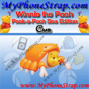 WINNIE THE POOH CRAB PEEK-A-POOH BY TOMY ... US SERIES 7 SEA ANIMAL EDITION DETAIL