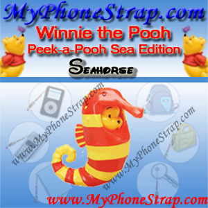 WINNIE THE POOH SEAHORSE PEEK-A-POOH BY TOMY ... US SERIES 7 SEA ANIMAL EDITION DETAIL