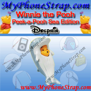 WINNIE THE POOH DOLPHIN PEEK-A-POOH BY TOMY ... US SERIES 7 SEA ANIMAL EDITION DETAIL