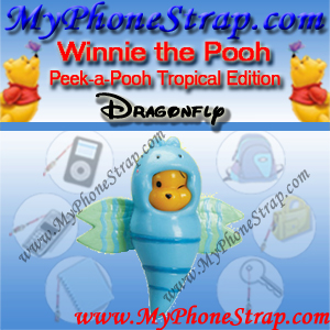 WINNIE THE POOH DRAGONFLY PEEK-A-POOH BY TOMY ... US SERIES 8 TROPICAL EDITION DETAIL