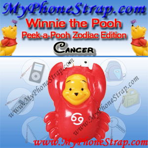 WINNIE THE POOH CANCER PEEK-A-POOH BY TOMY ... US SERIES 11 ZODIAC EDITION DETAIL