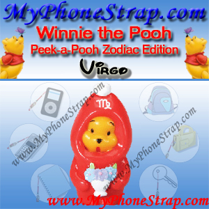 WINNIE THE POOH VIRGO PEEK-A-POOH BY TOMY ... US SERIES 11 ZODIAC EDITION DETAIL