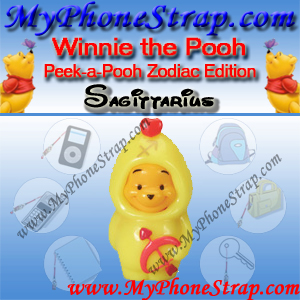 WINNIE THE POOH SAGITTARIUS PEEK-A-POOH BY TOMY ... US SERIES 11 ZODIAC EDITION DETAIL