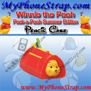 WINNIE THE POOH PENCIL CASE PEEK-A-POOH BY TOMY ... US SERIES 15 BACK-TO-SCHOOL EDITION DETAIL
