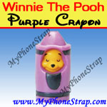 WINNIE THE POOH PURPLE CRAYON PEEK-A-POOH BY TOMY ... US SERIES 15 BACK-TO-SCHOOL EDITION image
