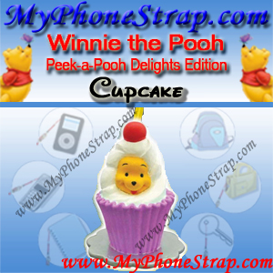 WINNIE THE POOH CUPCAKE PEEK-A-POOH BY TOMY ... US SERIES 19 DELIGHTS EDITION EDITION DETAIL