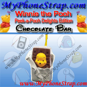 WINNIE THE POOH CHOCOLATE BAR PEEK-A-POOH BY TOMY ... US SERIES 19 DELIGHTS EDITION EDITION DETAIL